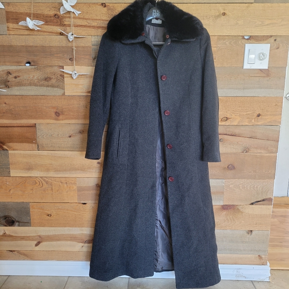 🌲Wool and cashmere trench coat
